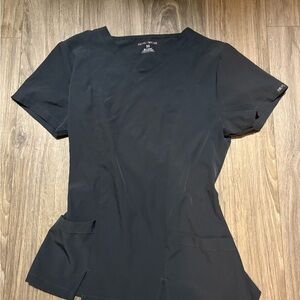 Med Couture Black Short Sleeve Women's Top